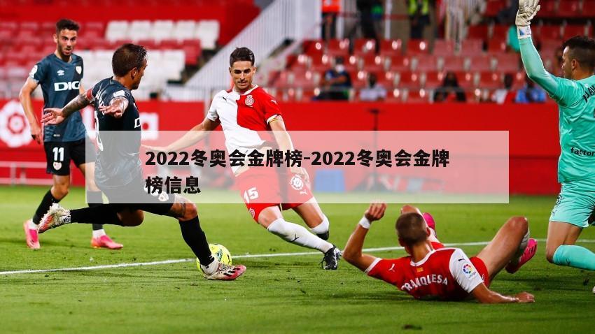 2022冬奥会金牌榜-2022冬奥会金牌榜信息